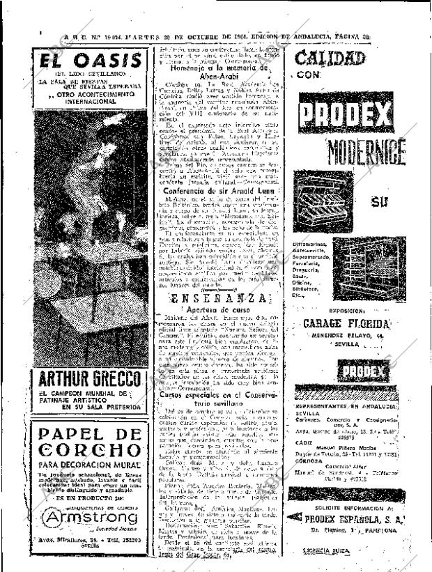 ABC SEVILLA 20-10-1964 página 30