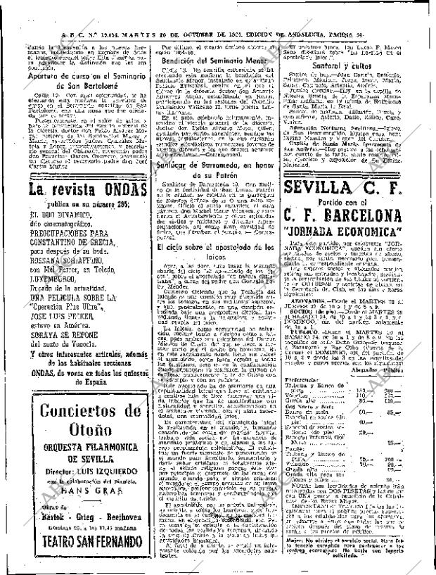 ABC SEVILLA 20-10-1964 página 34