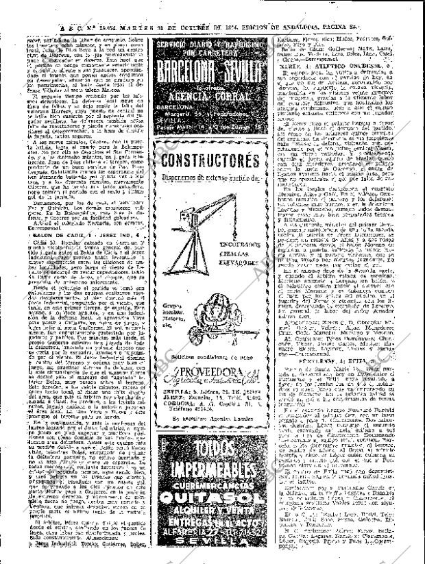 ABC SEVILLA 20-10-1964 página 52