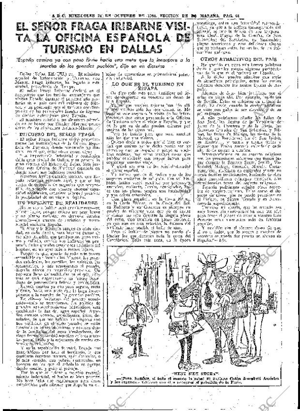 ABC MADRID 21-10-1964 página 61