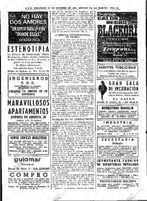 ABC MADRID 21-10-1964 página 74