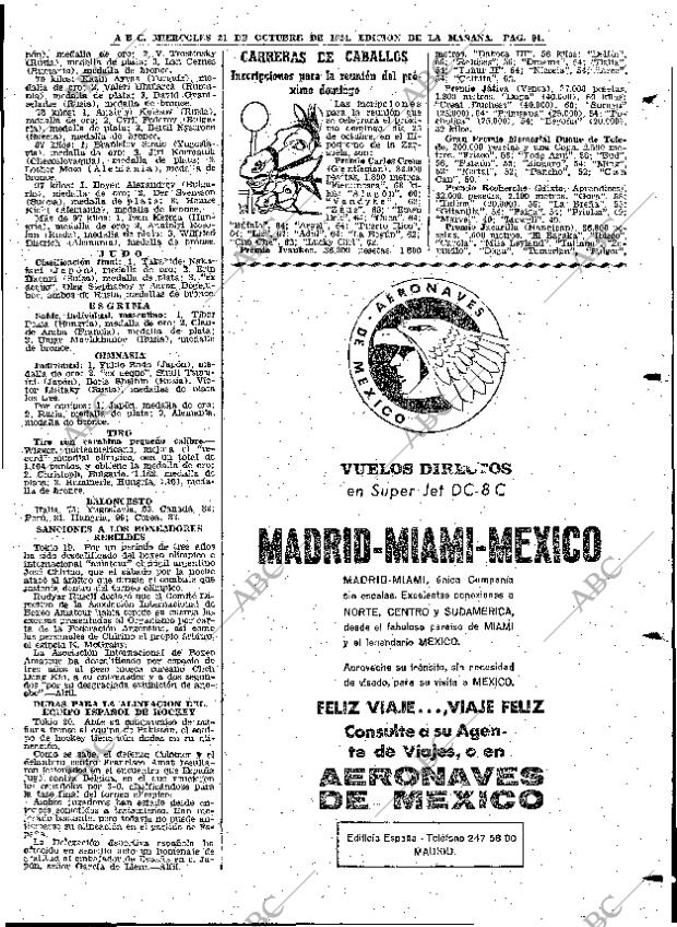 ABC MADRID 21-10-1964 página 91