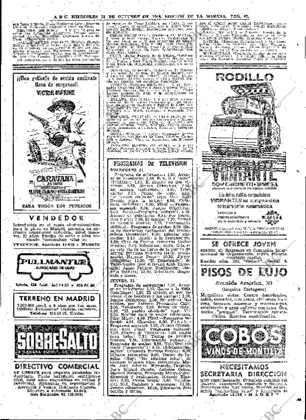 ABC MADRID 21-10-1964 página 97