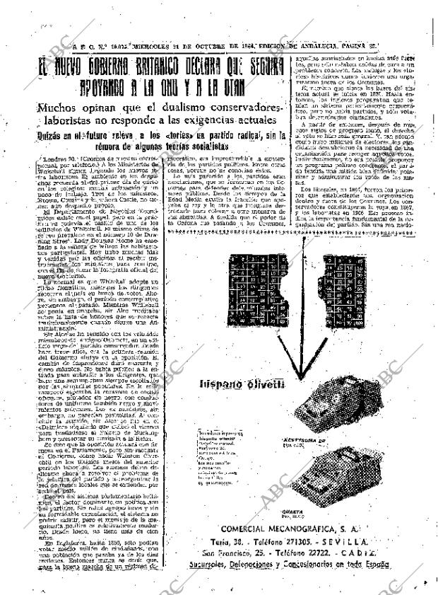 ABC SEVILLA 21-10-1964 página 35