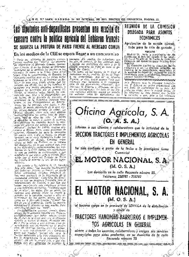 ABC SEVILLA 24-10-1964 página 33