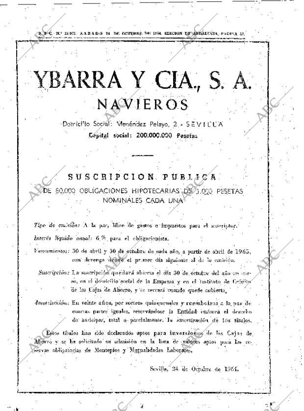 ABC SEVILLA 24-10-1964 página 46