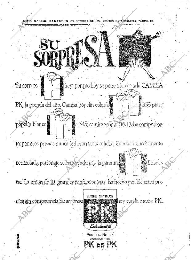 ABC SEVILLA 24-10-1964 página 58