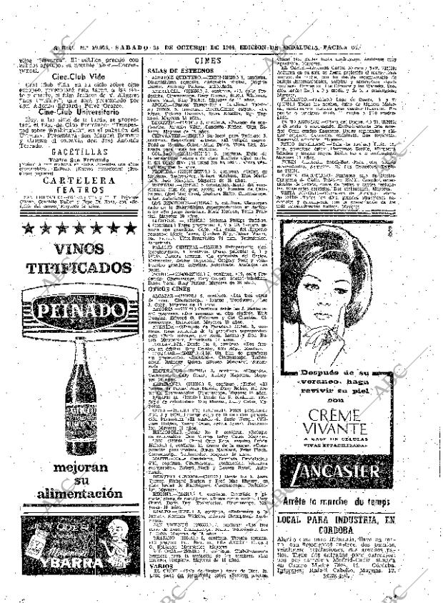 ABC SEVILLA 24-10-1964 página 66