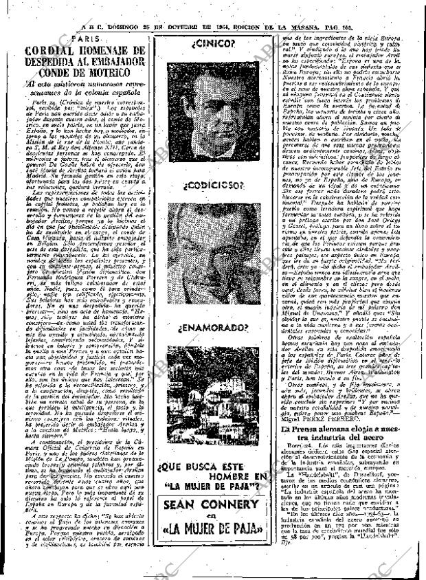 ABC MADRID 25-10-1964 página 102