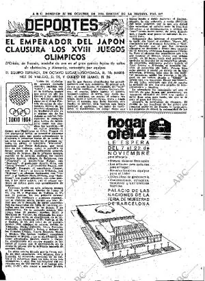 ABC MADRID 25-10-1964 página 127