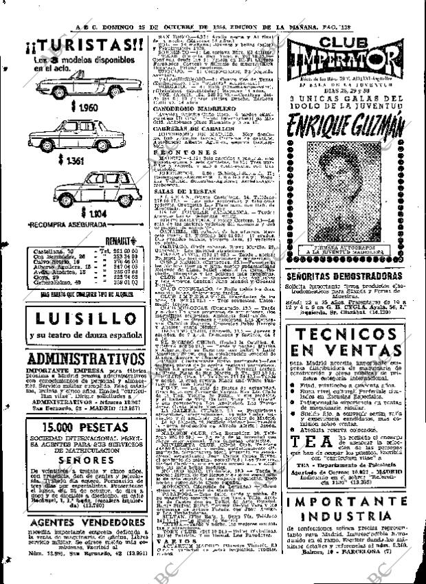 ABC MADRID 25-10-1964 página 138