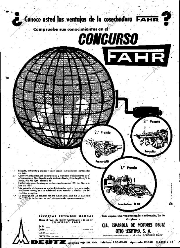 ABC MADRID 25-10-1964 página 26