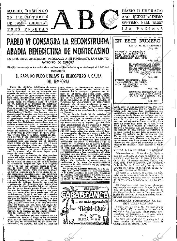 ABC MADRID 25-10-1964 página 95