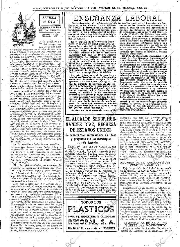 ABC MADRID 28-10-1964 página 63