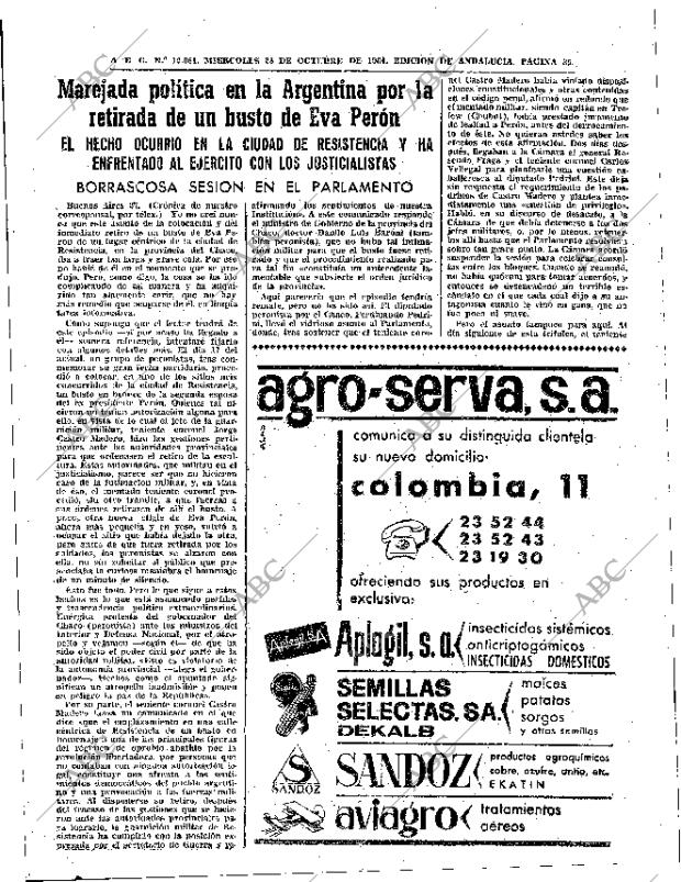 ABC SEVILLA 28-10-1964 página 35