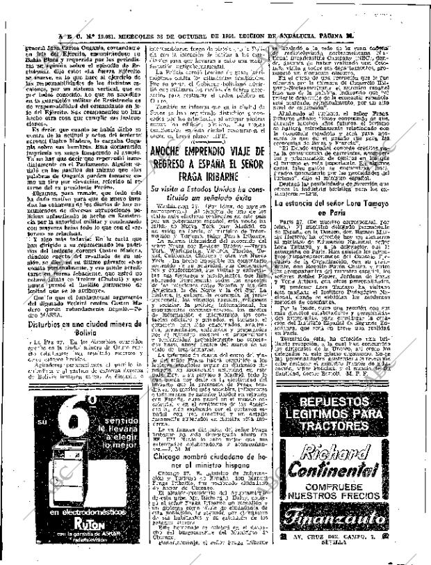 ABC SEVILLA 28-10-1964 página 36