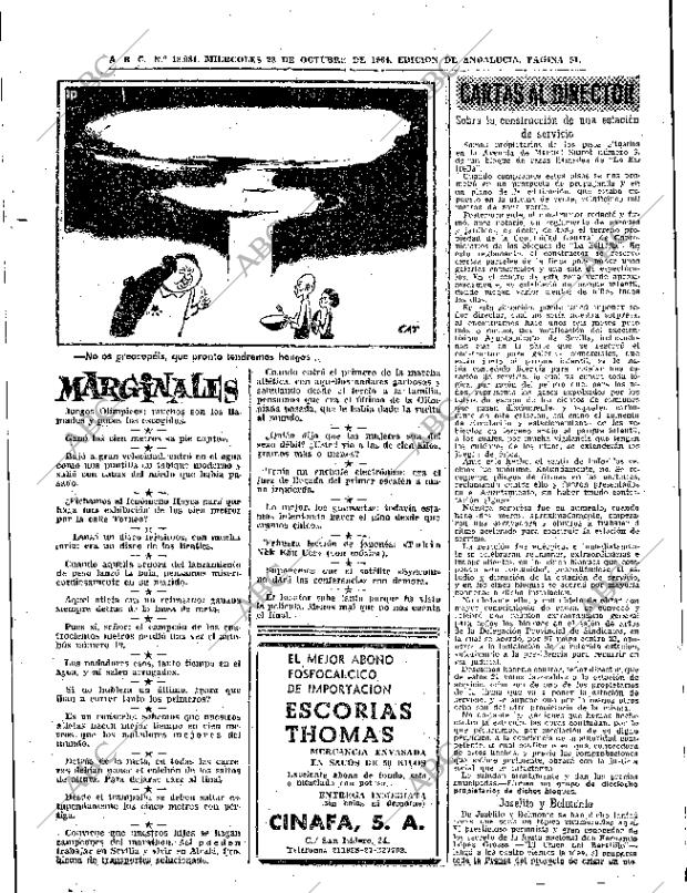 ABC SEVILLA 28-10-1964 página 51