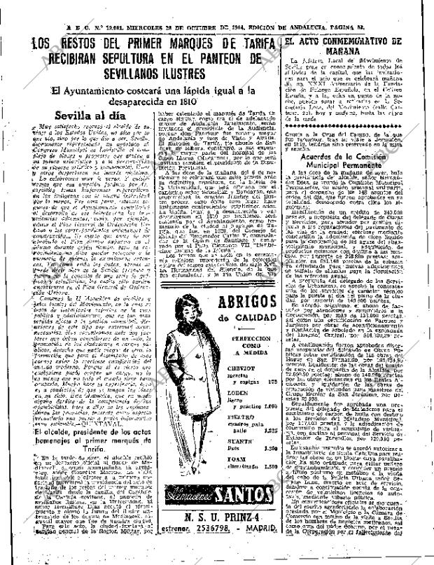 ABC SEVILLA 28-10-1964 página 53