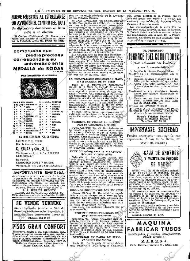 ABC MADRID 29-10-1964 página 56