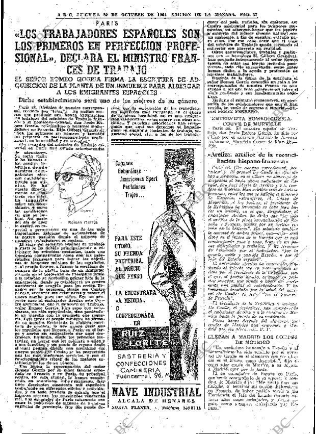 ABC MADRID 29-10-1964 página 57