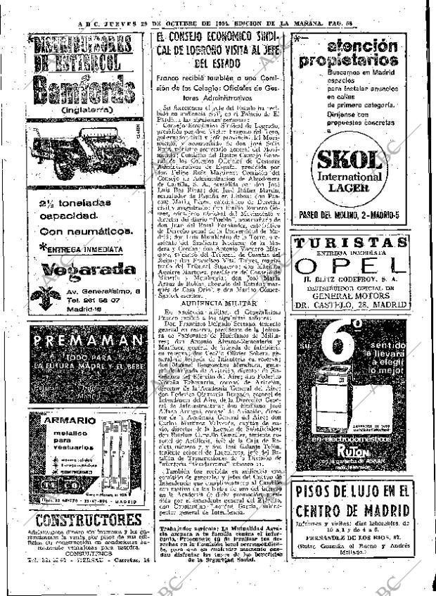 ABC MADRID 29-10-1964 página 58