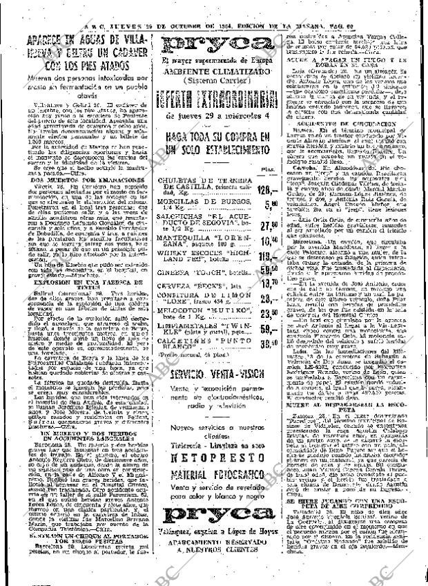 ABC MADRID 29-10-1964 página 60