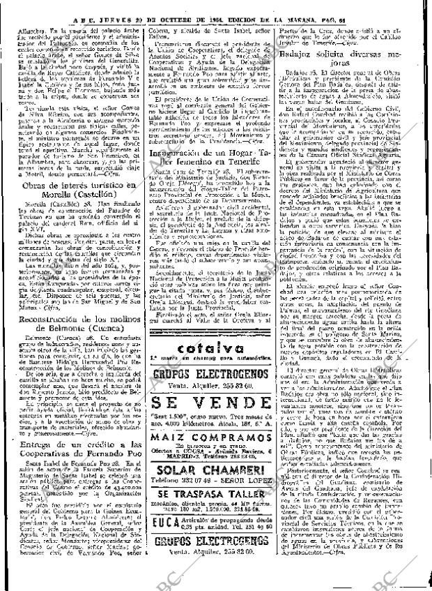 ABC MADRID 29-10-1964 página 64