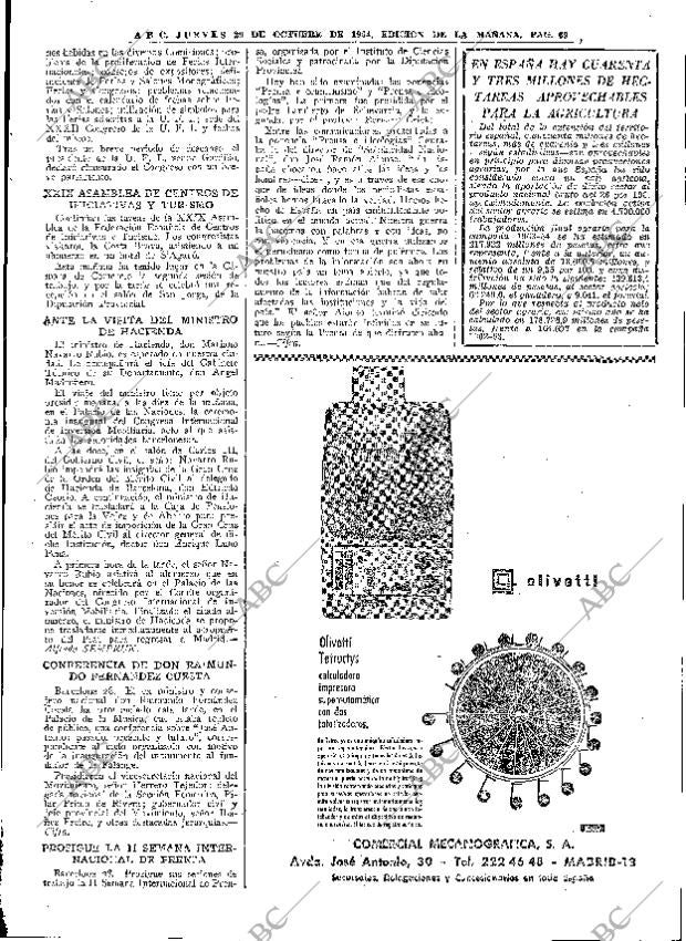 ABC MADRID 29-10-1964 página 69