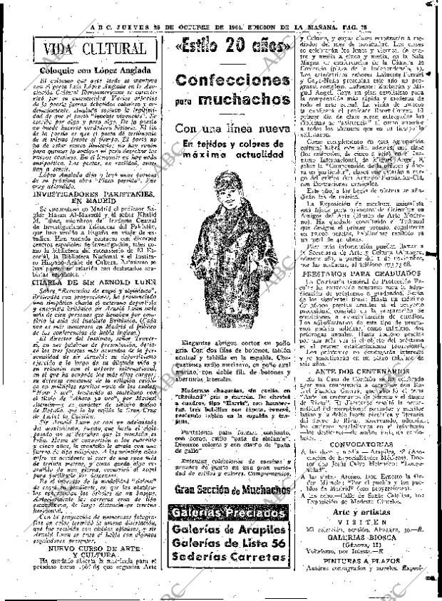 ABC MADRID 29-10-1964 página 75