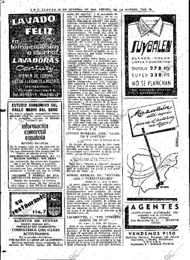ABC MADRID 29-10-1964 página 78