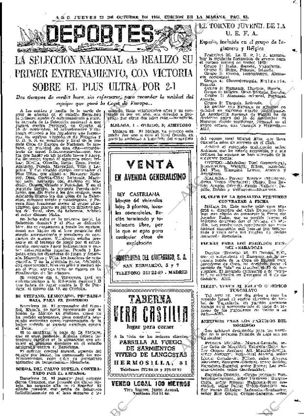 ABC MADRID 29-10-1964 página 83