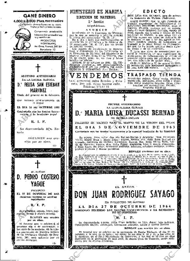 ABC MADRID 30-10-1964 página 100