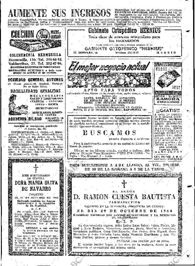 ABC MADRID 30-10-1964 página 101
