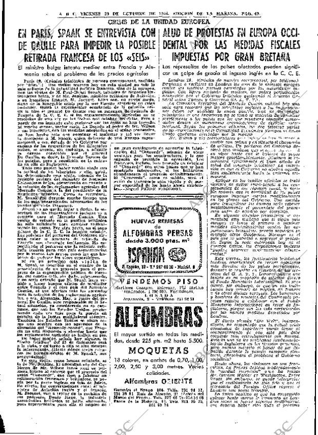 ABC MADRID 30-10-1964 página 49