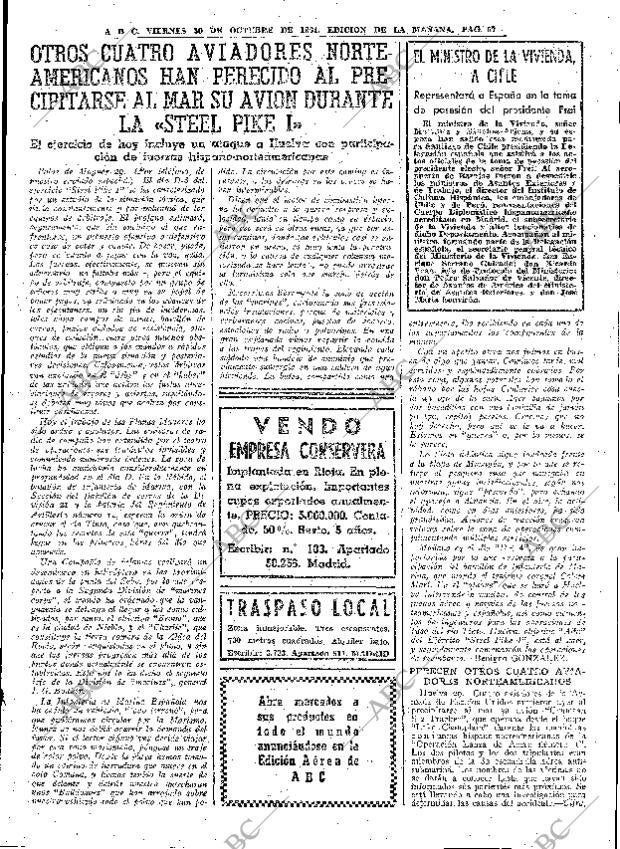 ABC MADRID 30-10-1964 página 57