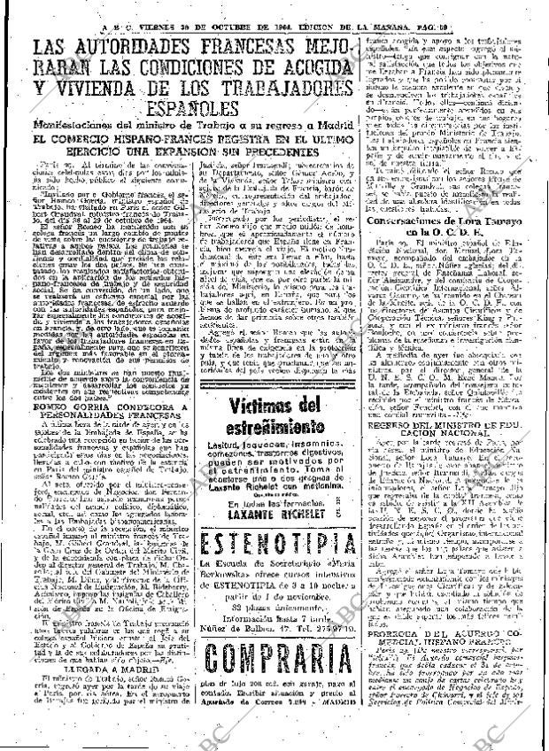ABC MADRID 30-10-1964 página 59