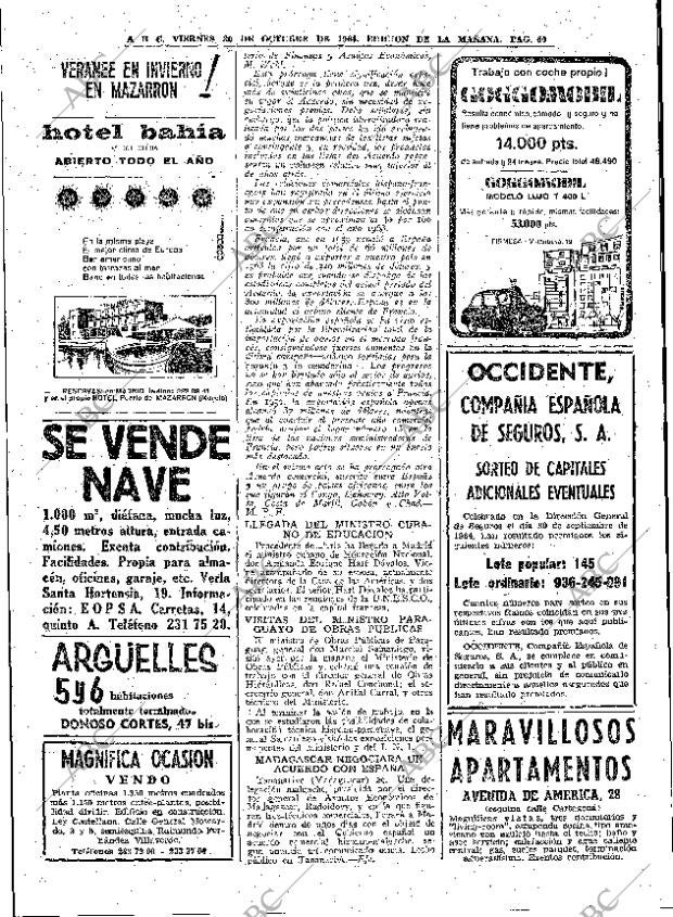 ABC MADRID 30-10-1964 página 60