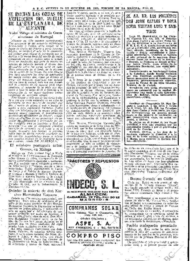ABC MADRID 30-10-1964 página 61