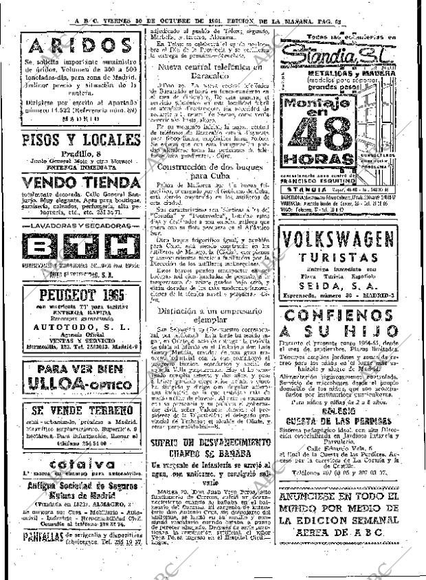 ABC MADRID 30-10-1964 página 62