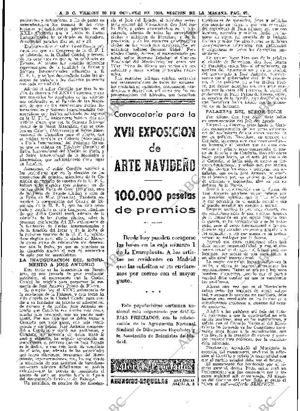 ABC MADRID 30-10-1964 página 67