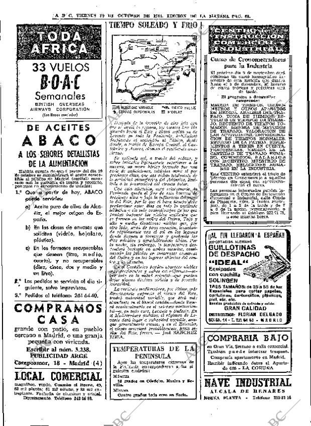 ABC MADRID 30-10-1964 página 68