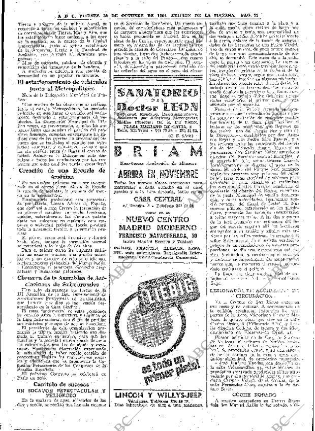 ABC MADRID 30-10-1964 página 71
