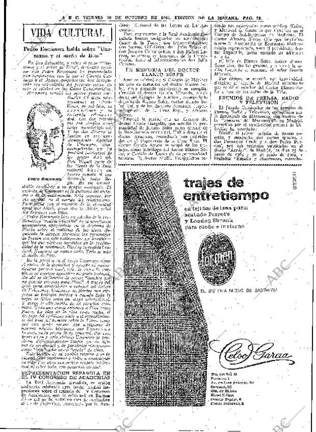 ABC MADRID 30-10-1964 página 73