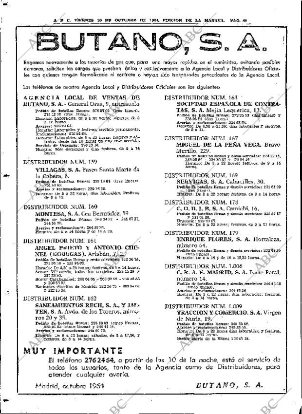 ABC MADRID 30-10-1964 página 80