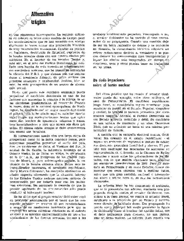 BLANCO Y NEGRO MADRID 31-10-1964 página 38