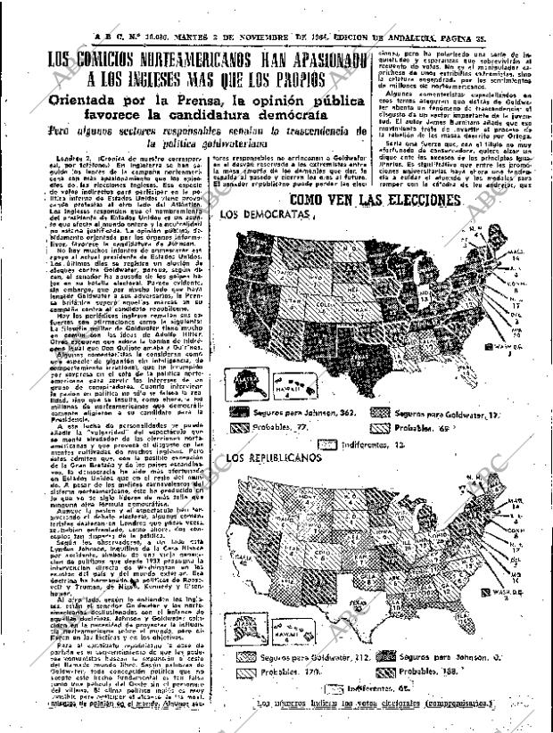 ABC SEVILLA 03-11-1964 página 35