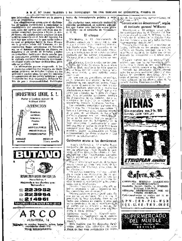 ABC SEVILLA 03-11-1964 página 38