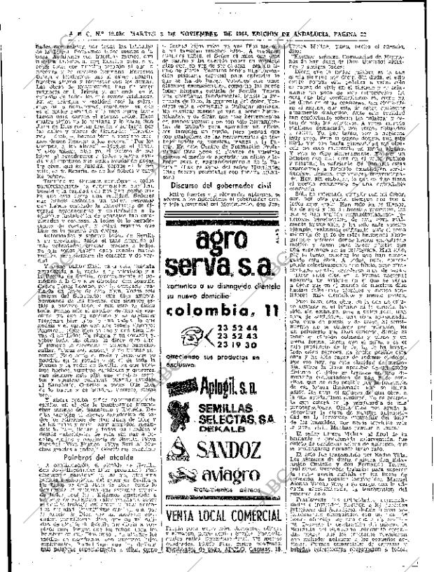 ABC SEVILLA 03-11-1964 página 52