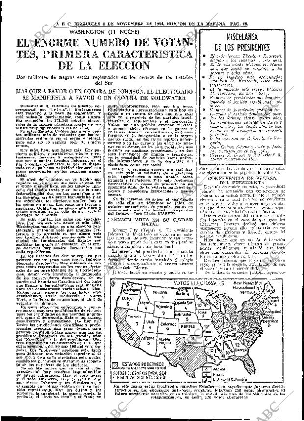 ABC MADRID 04-11-1964 página 49