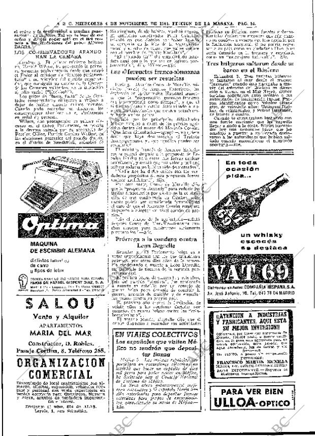 ABC MADRID 04-11-1964 página 54